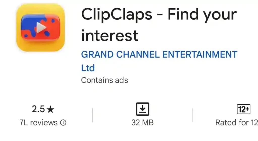 ClipClaps App Play Store Screenshots